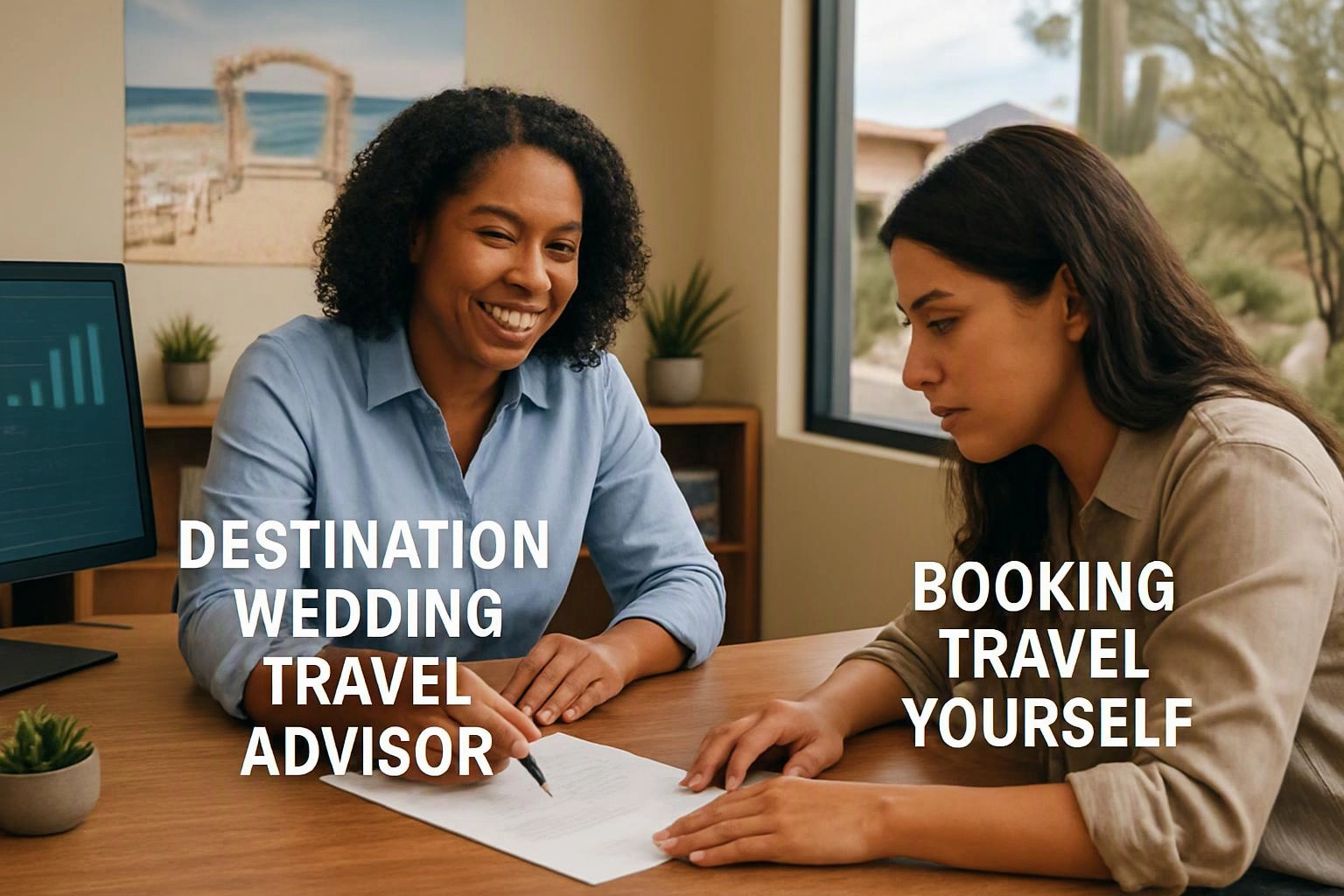 Destination Wedding Travel Advisor vs. Booking Travel Yourself