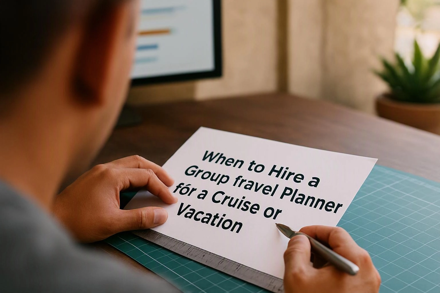 When to Hire a Group Travel Planner for a Cruise or Vacation